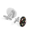 thumbnail image 3 of Christmas Premium Stainless Steel Shirt Cufflink Set for Men - Ideal for Formal Attire and Special Events, 3 of 6