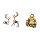 thumbnail image 5 of Escultura de Buda reno, ciervo y Maitreya, estatua de fusión, adorno Feng Shui para el hogar, la oficina, la sala de estar, decoración de aniversario., 5 of 8