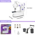 VIFERR Children's Starter Sewing Machine Mini, Portable, LED Light