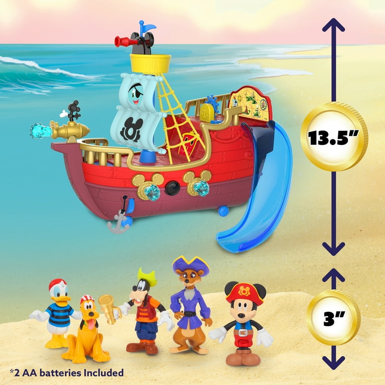 Mickey mouse pirate ship playset hotsell