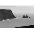 thumbnail image 2 of Su, Keren 32x23 Black Ornate Wood Framed with Double Matting Museum Art Print Titled - Rocks in the ocean-Dyrholaey-Vik-Iceland, 2 of 4