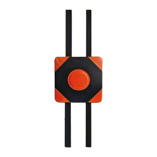 S SERENABLE Tapis de Frappe Mural Équipement de Boxe Silencieux Pratique Hauteur Réglable Orange