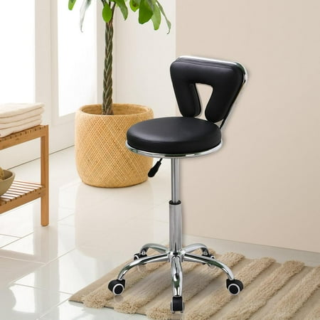 Yaheetech Pedicure Spa Chair Stool Nail, Hair, Facial Technician Black