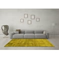 thumbnail image 3 of Ahgly Company Indoor Rectangle Persian Yellow Traditional Area Rugs, 7' x 9', 3 of 4