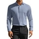 thumbnail image 1 of CAMISAS DE TRAJE PARA HOMBRES INSPIRE CHIC, SÓLIDAS, DE MANGA LARGA, AJUSTE REGULAR, FORMAL, DE BOTÓN, CAMISAS FORMAL GRIS, 1 of 6