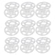 thumbnail image 1 of 100 botones transparentes para camisas, abrigos y chaquetas, broches invisibles, cierres de presión, accesorios de costura DIY (15 mm), 1 of 8