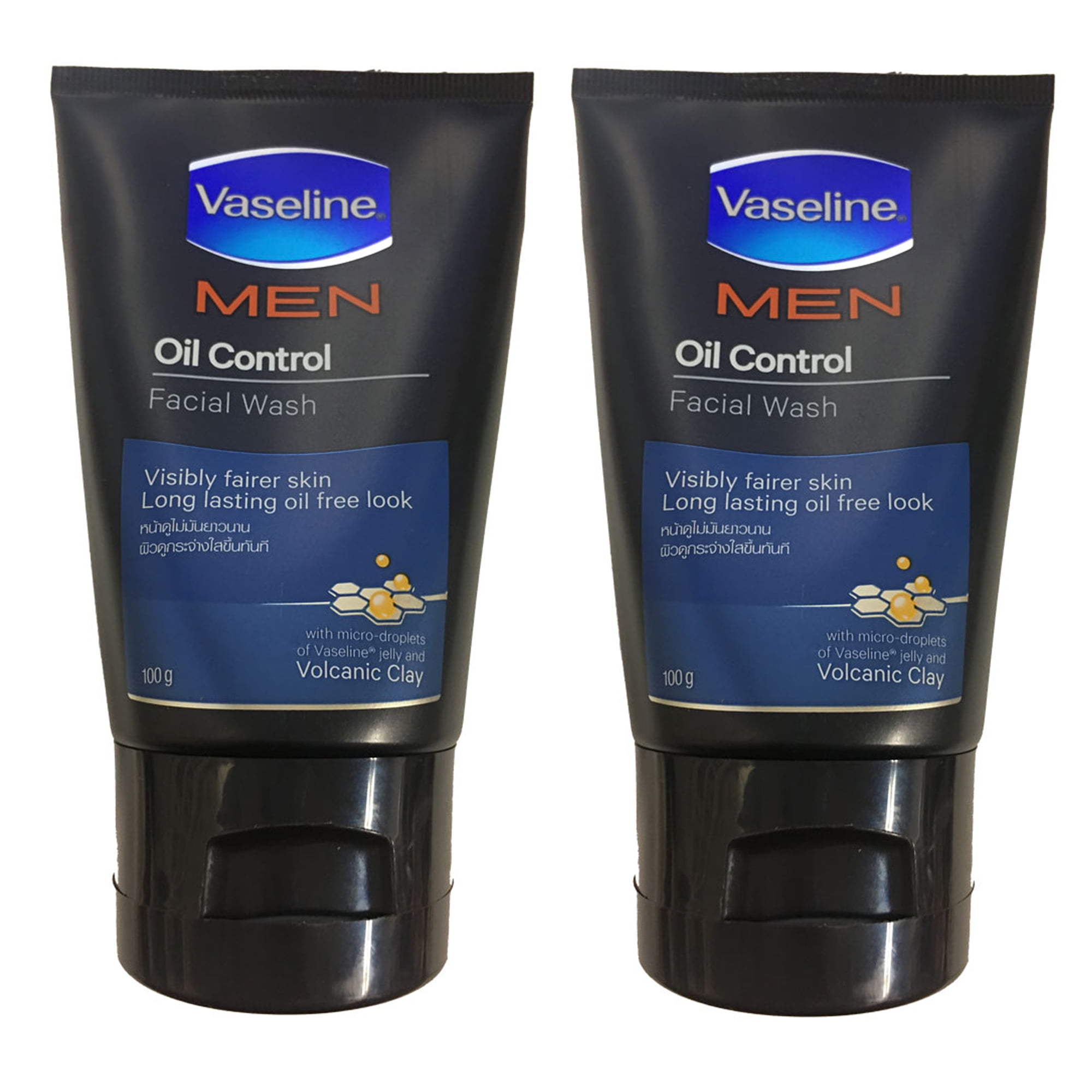 vaseline men oil control face wash