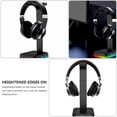 thumbnail image 4 of QUMIIRITY Headset Rack with Heightened Edges Black ABS for Gaming Setup 1Pack, 4 of 8