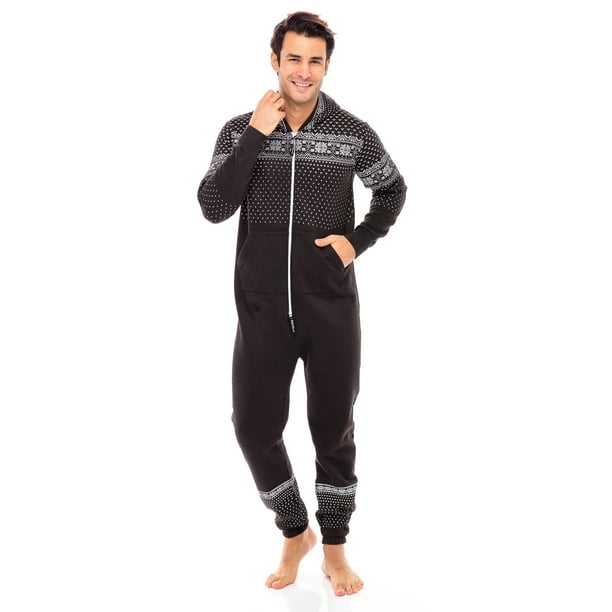Skylinewears - Men's Jumpsuits Adult Sleepwears One Piece Non Footed ...