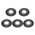 thumbnail image 1 of Decoración de Tapa de Tubería de 5PCS de 4.7 a 5.5in (120-140mm), Tapa de Tubería Flange de Plástico PP, Negro, 1 of 6