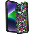 thumbnail image 1 of Compatible with iPhone 14 Pro Phone Case, Mexican-Bohemian-Bright-Floral-Pattern-4 Case Silicone Protective for Teen Girl Boy Case for iPhone 14 Pro, 1 of 1