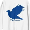 thumbnail image 4 of Harry Potter Ravenclaw Mascot Adult White Crew Neck Long Sleeve Sweatshirt-XL, 4 of 7