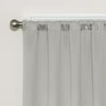 thumbnail image 5 of Eclipse Blackout Curtains, Darrell Thermaweave Rod Pocket 37 in x 63 in Curtain Panel in Grey, Sold as a Single Curtain Panel, 5 of 7