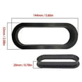 thumbnail image 4 of 8 Pcs  & Oval Tart Rings Heat-Resistant Perforated Cake Mousse Ring Non Stick Bakeware Mini Cake Mold Cake Rings, 4 of 8