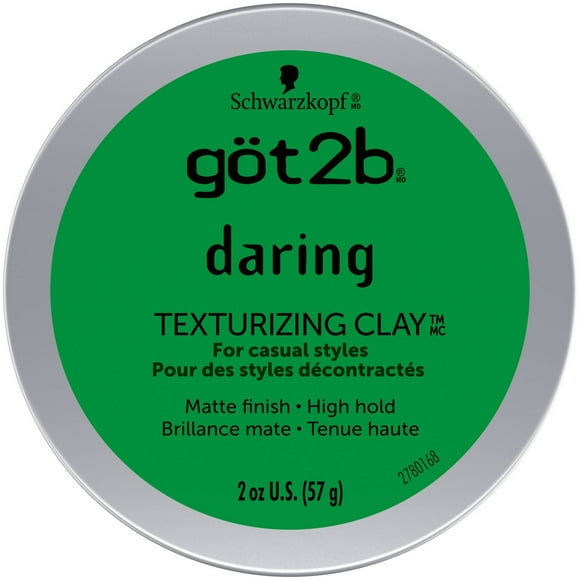 Got2b Daring, Texturizing Clay for Casual Styles, 57 g