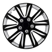 Pilot WH546-15B-BS Universal Fit Premier Toyota Camry Style Black 15 Inch Wheel Covers - Set of 4