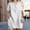 White, variant on Women's Solid Color Button Front Fashion Short Sleeve Top Tunic Dresses Misses Dresses Summer Dresses Casual Midi Maxi Summer Dress for Women Casual Tunic Dress Casual Lady Dresses Sleeveless Maxi