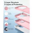 thumbnail image 4 of Funda ESR para iPhone 16 Pro con MagSafe, a prueba de golpes, rosa, 4 of 8