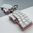 thumbnail image 6 of Pink Corne V4.1 Split Keyboard Ergonomics Hot-swappable MX Mechanical Keyboard Wired RGB VIAL Custom Left Right Hand Keyboards, 6 of 9