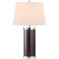 thumbnail image 3 of Safavieh Leather 25 in. H Retro Column Table Lamp, Set of 2, 3 of 5