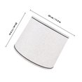 thumbnail image 4 of LITINKIMI 1Set Table Lamp Shade White Linen Round Shape for Bedroom Decorative Use by Homeowners, 4 of 5