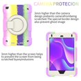 thumbnail image 2 of iPad Mini Case 5th Generation, iPad Mini 5 Case for Kids, Heavy Duty Protective Rugged Case Cover with Hand Strap, Shoulder Strap, Kickstand, Pencil Holder for iPad Mini 5 / 4, Colorful#Purple, 2 of 11