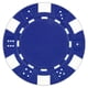 thumbnail image 1 of Poker Chips DA VINCI 50 dados compuestos de arcilla a rayas de 11,5 g, azul, 1 of 1