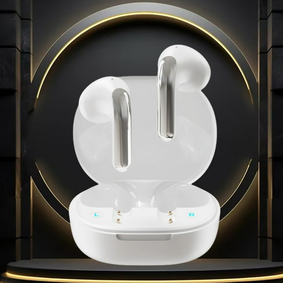 Wireless Earbuds,Mini Ear Buds,Bluetooth Headphones 5.3,Light-Weight Earphones with Microphone,Charging Case Display,for TV,Phone,PC,Laptop,Intelligent Noise Reduction,IPX4,Comfortable Wear