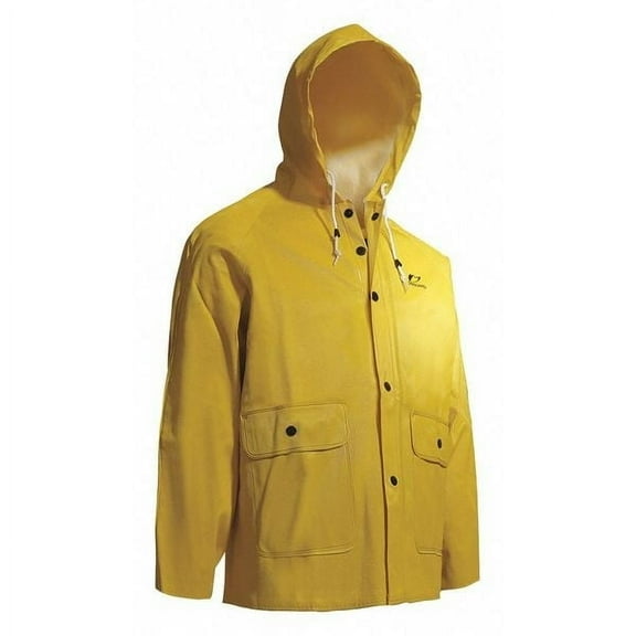 Onguard Webtex Jacket W/Attached Hood,Yellow,2XL 7603400
