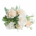 thumbnail image 1 of Decoración Para La Entrada Del Salón Ramo De Flores Artificiales Simuladas Regalo Para El Día De La Madre 7 Claveles De Primavera Flores Simuladas, 1 of 4