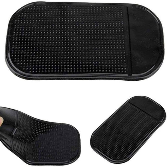 6 Pack Non-Slip Car Dashboard Grip Pad,Anti-Slip Heat Resistant Sticky Gel Dash Latex Mat for Cell Phone Vehicle