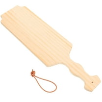 FRCOLOR Beige Wooden Paddle for Crafts Perfect for DIY Decoration and Art Projects Size 12 Inch