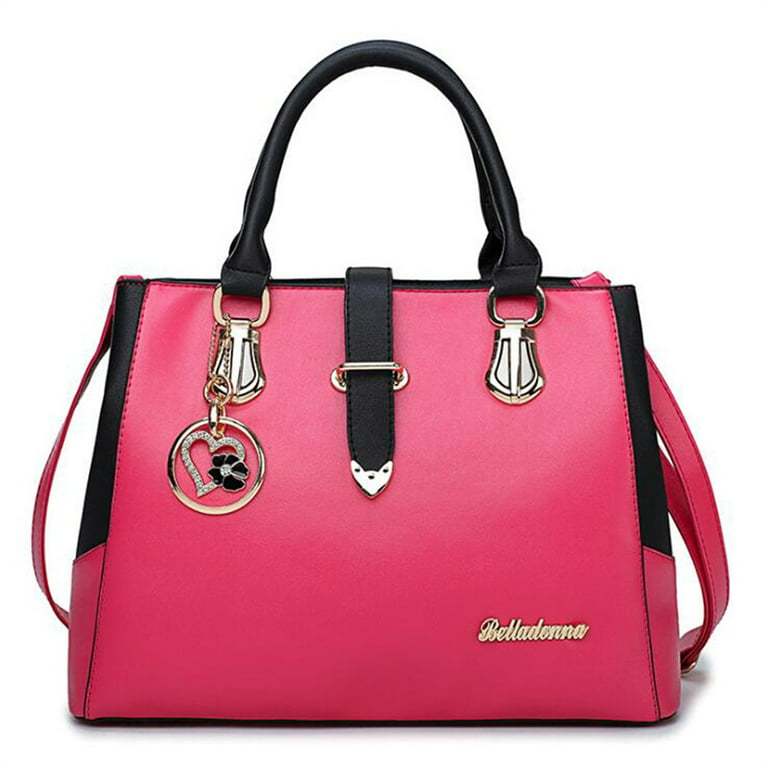 You have arrived when your handbag doubles as a piece of art! * 4L single  carrying handle; 22L detachable chain strap. * Faux leather with lined  interior and 1 side pocket. *