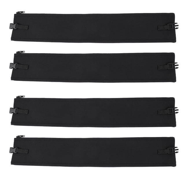 MasteelfCA 4pcs Zipper Type Cable Protectors Neoprene Wire Sleeves Durable Cable Covers