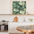 thumbnail image 6 of Palm Leaves Wall Art Painting on Canvas, Country Summer Botanical Tropical Plants Canvas Art Home Prints Wall Art Framed Modern Artwork for Living Room Bedroom Wall Decor 12x12in, 6 of 9