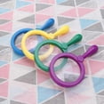 thumbnail image 2 of Magnifying Glass Portable Children Detective Explore Learning Toy Handle Magnifier for Kids (Purple), 2 of 2