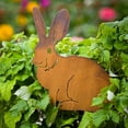 thumbnail image 3 of Uiz Merueh Garden Decor for Outside Metal Bunny Garden Decor,Rabbit Yard Decor for Outside, Waterproof Lawn Decor, 3 of 5