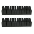 thumbnail image 2 of Heat Sink, Aluminum Heat Sink Radiator Cooler, 2Pcs Cooling Fins Aluminum Power Radiator Slotted Heatsink Kit for Electronics 120x40x20mm, 2 of 8