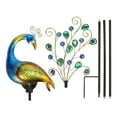 thumbnail image 5 of Cadorn Solar - Powered Peacock - Shaped Iron Art Garden Light - Outdoor Decor & Lighting, 5 of 9