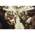 thumbnail image 2 of Passengers On The New York City Subway. May 1973. History (24 x 18), 2 of 2