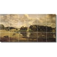 thumbnail image 1 of Ceramic Tile Mural-John Constable Country Painting 244. 48" w x 24" h using (18) 8 x 8 ceramic tiles, 1 of 3
