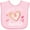 AD-Pink, variant on Inktastic Daddy's Little Sweetie with Pink Heart Cookie Boys or Girls Baby Bib