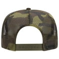 thumbnail image 3 of Couver Camouflage 5 Panel High Crown Mesh Back Trucker Hat, Front Split, Camo/Olive/Camo, 12PCS Bulk Set Pack, 3 of 7