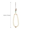 thumbnail image 2 of SHISUYAN Mobile Strap- Chinese Style Beaded Charm Wrist Strap Cellphone Lanyard, Hanging Rope Chain Charm Pendant for Phones Keys Bags, 2 of 8