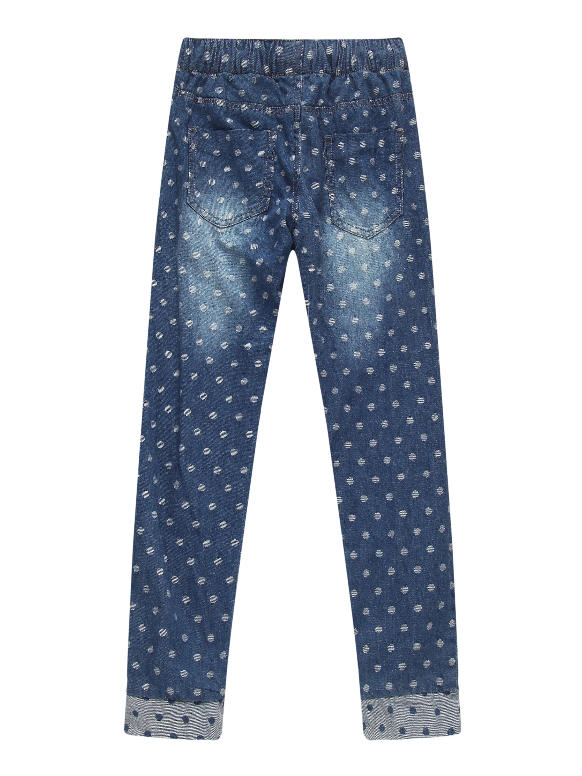Richie House Big Girls Polka Dot Pants with Cotton Lining RH2246 Size 3-8