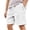 White@GC@, variant on CONZONE Kids Boys Corduroy Shorts Vintage Ribbed Shorts For Child Elastic Waist Solid Color Outdoor Shorts With Pockets