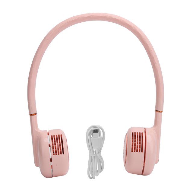 Ventilador portátil sin aspas, ventilador compacto de silicona ABS para colgar en el cuello, para deportes en el hogar, dormitorios al aire libre