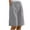 Gray 1, variant on UAMVSH Comfy Shorts for Women Cotton Linen Casual Ladies Baggy Capri Pants with Pockets Elastic Waist Drawstring Solid Color Shorts