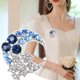 thumbnail image 2 of Tendencia de la moda de aleación lindo Broche Broche Estrella Luna, 2 of 2
