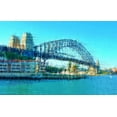 thumbnail image 2 of Manlove, David 32x22 Gold Ornate Wood Framed with Double Matting Museum Art Print Titled - Sydney Harbour Bridge, 2 of 4
